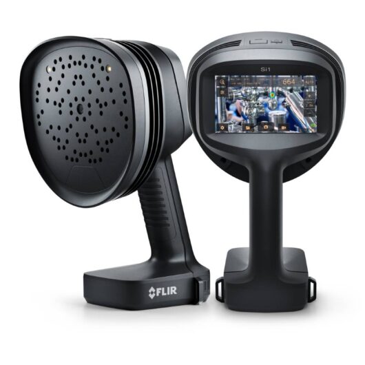 flir si1 akusztikus kamera előlnézet, hátulnézet